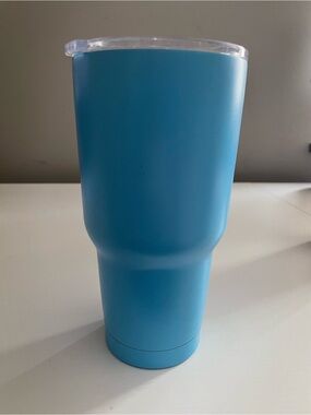 Large Blue hidr8 Insulated Tumbler with Clear Lid